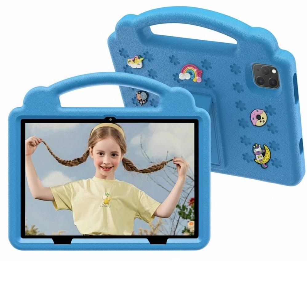10.1 Inch Learning Tablet, Educational Tablet with 2.4G WiFi, GMS, Eye Protection Screen, Parental Monitoring, Educational APP, Dual Camera, Shockproof Case